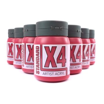 X4 Standard Acryl 500ml - Primary Magenta Bulk Pack