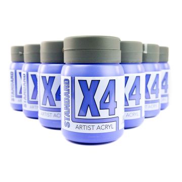 X4 Standard Acryl 500ml - Ultramarine Blue Bulk Pack