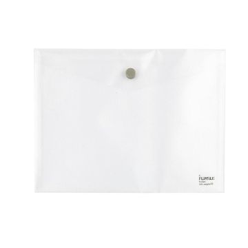 A5 Polypropylene Document Wallets - Clear - Pack of 5