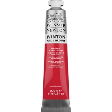 W & N Winton Oil Colour Tube 200ml Perm Alizarin Crimson