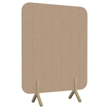 Koala Sound Absorbing Floor Standing Partition Screen-Straight -Natural