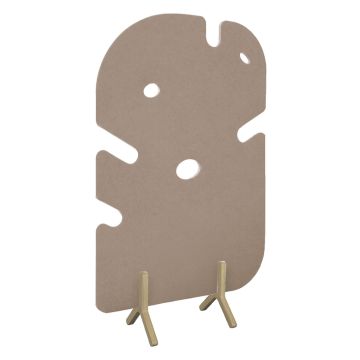 Koala Sound Absorbing Floor Standing Partition Screens H1200mm-Leaf-Natural