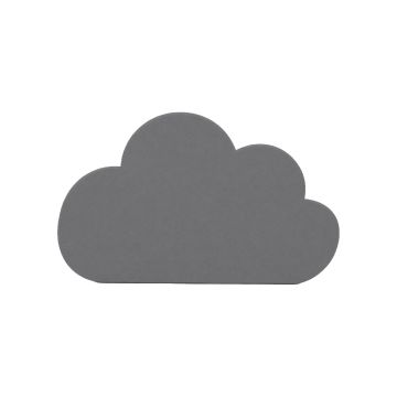 Koala Acoustic Playful Sound Absorbing Notice Display Boards-Cloud-Dark Grey