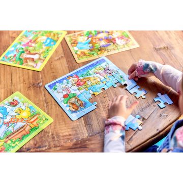 ORCHARD TOYS Peter Rabbit 4 in a box Puzzles
