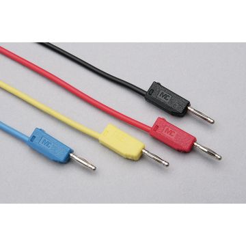 2mm Stackable Plug Leads - Black 150mm