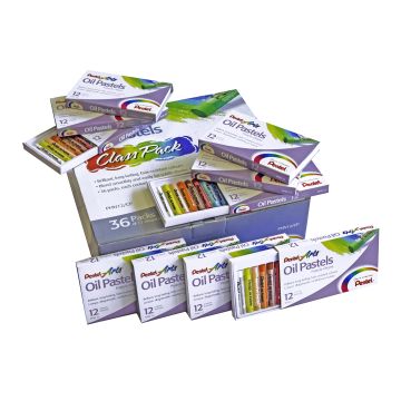 Oil Pastels - Large Classpack - Pack of 432 (36 Packs of 12)