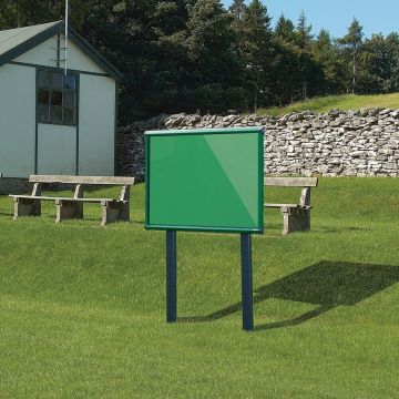 Shield Sunken Post M.ted Ext S.case 1050 x 1397mm - Green Frame/Quince