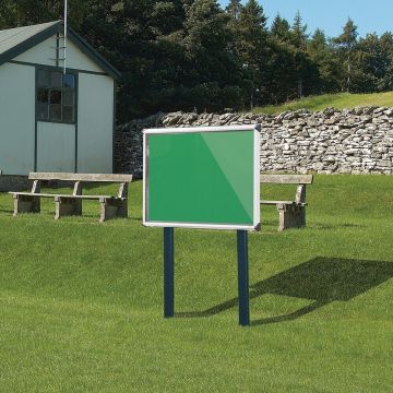 Shield Sunken Post M.ted Ext S.case 1050 x 752mm - Aluminium Frame/Quince