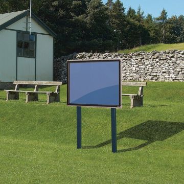 Shield Sunken Post M.ted Ext S.case 1050 x 752mm - Black Frame/Blueberry