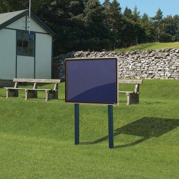 Shield Sunken Post M.ted Ext S.case 1050 x 752mm - Black Frame/Ink Navy