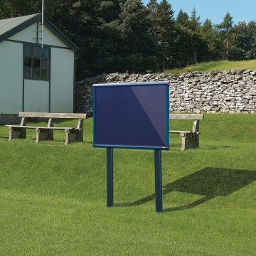 Shield Sunken Post M.ted Ext S.case 1050 x 752mm - Blue Frame/Ink Navy