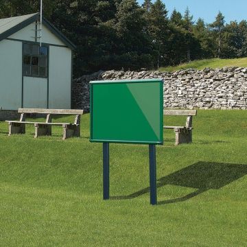 Shield Sunken Post M.ted Ext S.case 1050 x 752mm - Green Frame/Emerald Green