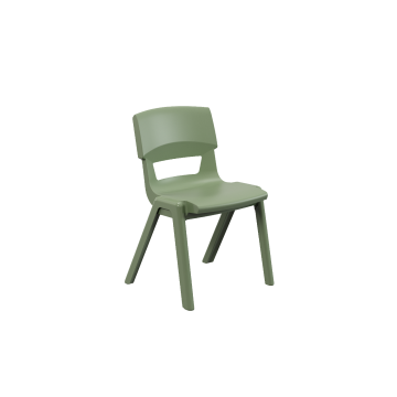 Postura One Piece Chair - Moss Green - 11-13 years