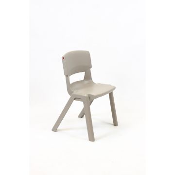 Postura One Piece Chair Ash Grey - 8-10 years