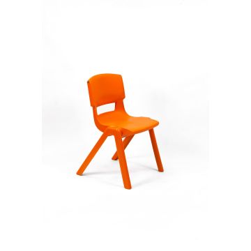 Postura One Piece Chair - Orange - 4-5 years