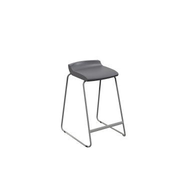 Postura+ One Piece Stool - Slate - 610mm