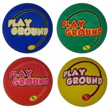 Playground Balls 210mm Team Colours - Pack of 4