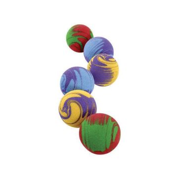 Swirly Foam Balls - Pack of 6