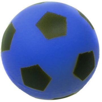 Soft Foam Sponge Football 12cm - Blue