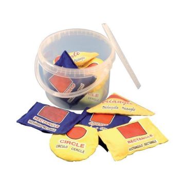 Shape Bean Bags Bucket Mixed - Pack of 8