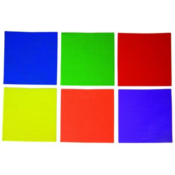Square Floor Marker Pack - Pack of 6
