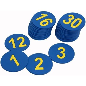 Numbered 1 -30 Floor Marker Set