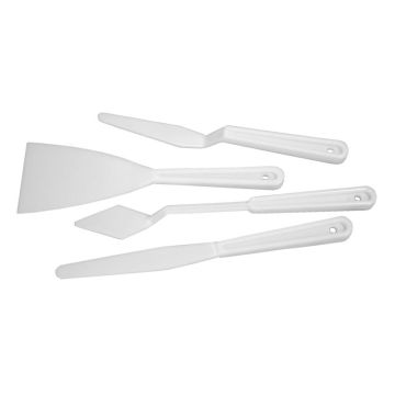 Plastic Palette Knifes - Pack of 4
