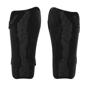 Precision Origin.0 Strap Shin Guards - XS - Black/Black