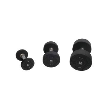 Gym Gear-1 to 10kg Pro Rubber Dumbbell Set (10 Pairs)