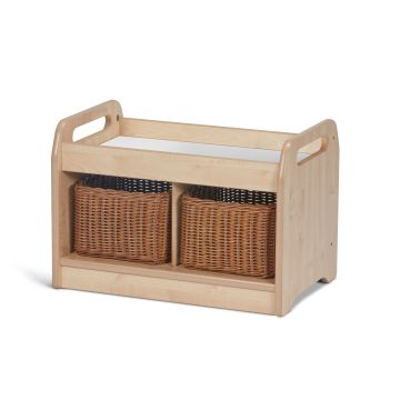 Millhouse Under 2s Low Mirror Play Unit with Baskets