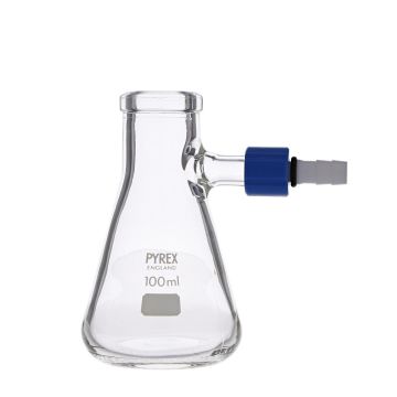 Pyrex Heavy Wall Filter Flask With Side Arm - 100ml - Pack of 5