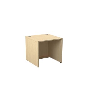 Modular Reception Straight Desk Maple 800mm