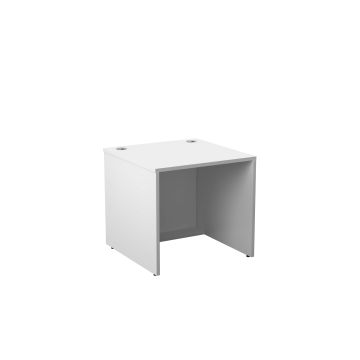 Modular Reception Straight Desk White 800mm