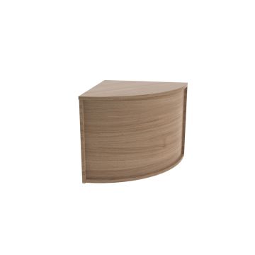 Modular Reception Corner Unit Grey Oak