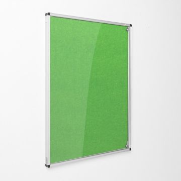 Resist-a-Flame Tamperproof Noticeboard 900 x 1200mm - Apple Green