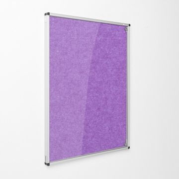 Resist-a-Flame Tamperproof Noticeboard 600 x 900mm - Purple