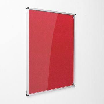 Resist-a-Flame Tamperproof Noticeboard 600 x 900mm - Red