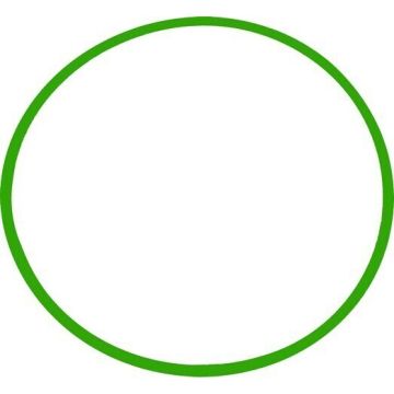 Super Flexi Hula Hoop 92cm - Green