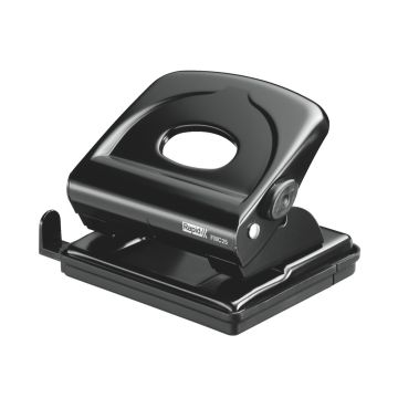Rapid FMC25 Two Hole Punch 30 Sheet Black