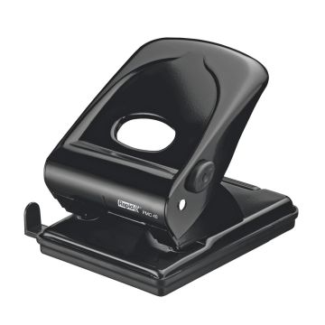 Rapid FMC40 Two Hole Punch 40 Sheet Black