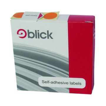 Blick Dispenser Labels 19mm Orange - Pack of 1280