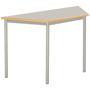 Welded Trapezoidal Table- 1200x600 mm - 8-11Y Light Grey