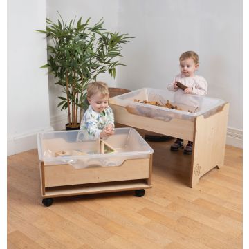 Indoor Toddler Double Messy Play Unit