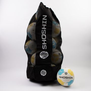 SHOSHIN Training Netball - White/Blue/Yellow - Size 4 - Pk8