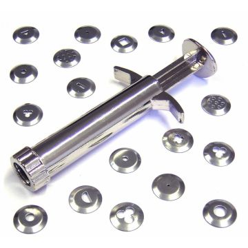 Stainless Steel Clay Gun With 18 Dies