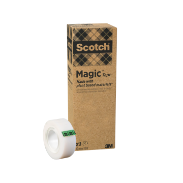 Scotch Magic Tape - Clear - 19mm x 33m - Pack of 9