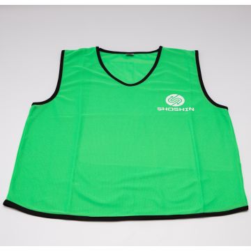 SHOSHIN Plain Mesh Training Bibs- Kids- Green- Pack of 10