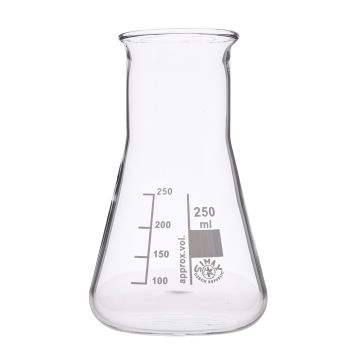Simax Wide Mouth Conical Flask - 250ml - Pack of 10