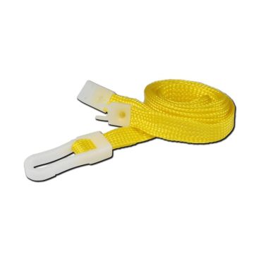 Standard Breakaway Lanyard 8mm - Yellow - Pack of 10