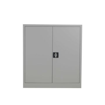 TC Steel Double Door Cupboard - Grey - 1000mm